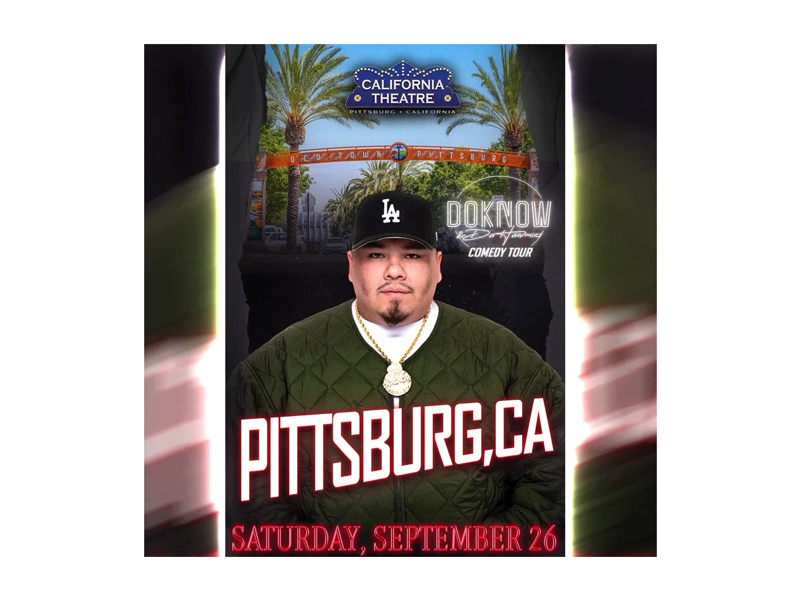 DoKnow and Da Hawmies comedy tour artwork
