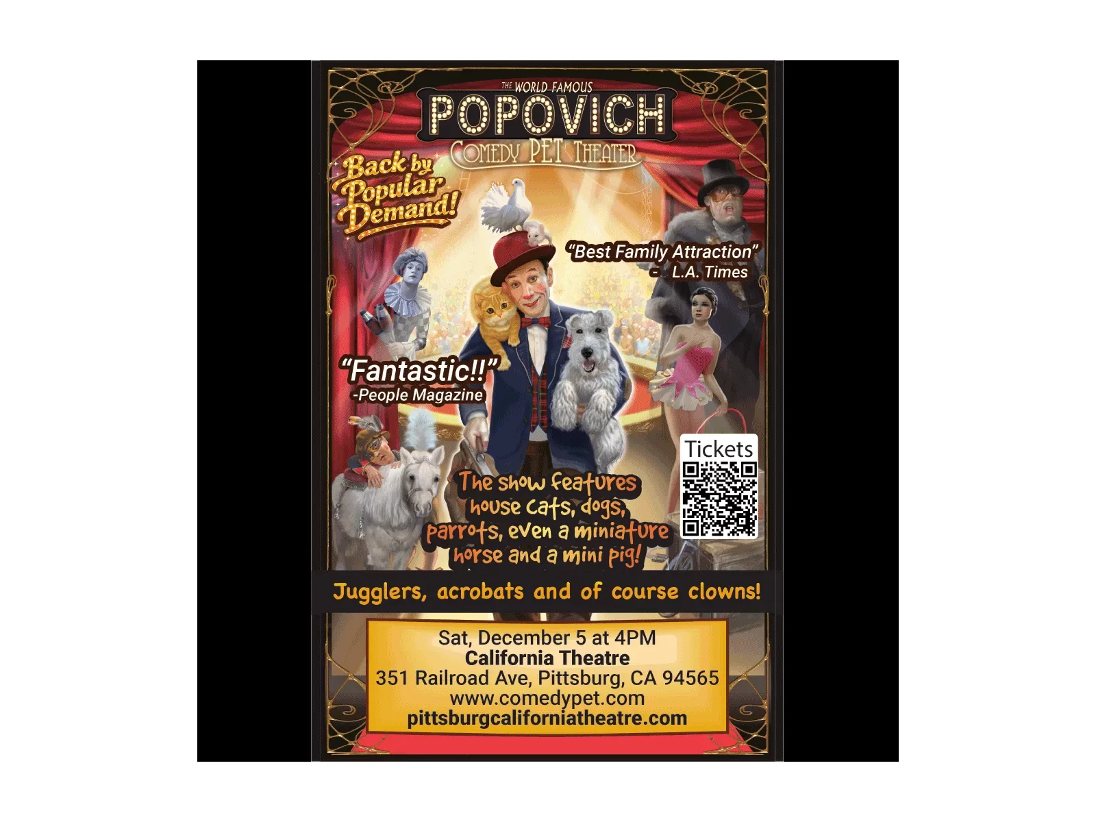 Popovich Comedy Pet Theater event artwork