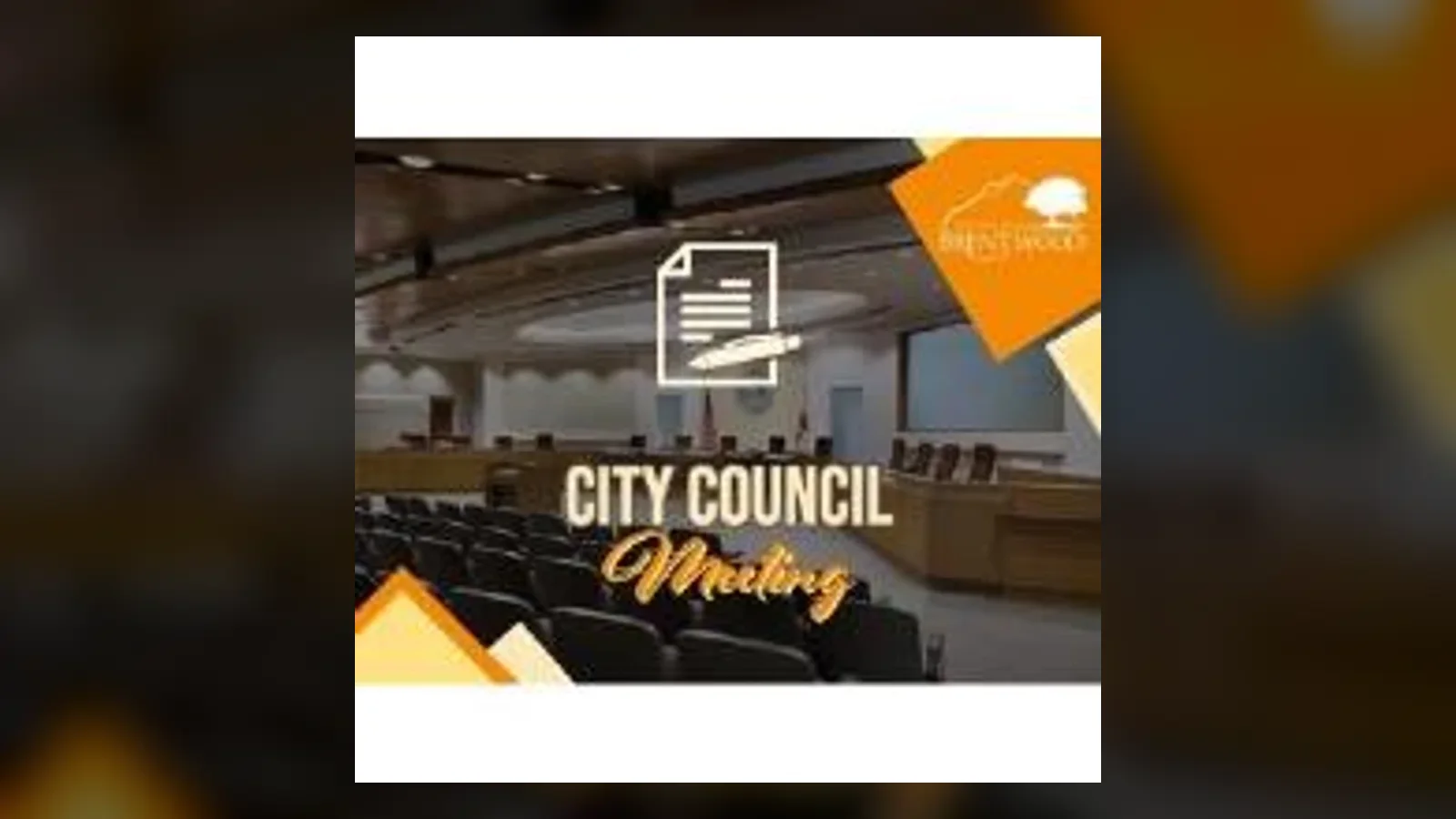 Official City of Brentwood City Council meeting image