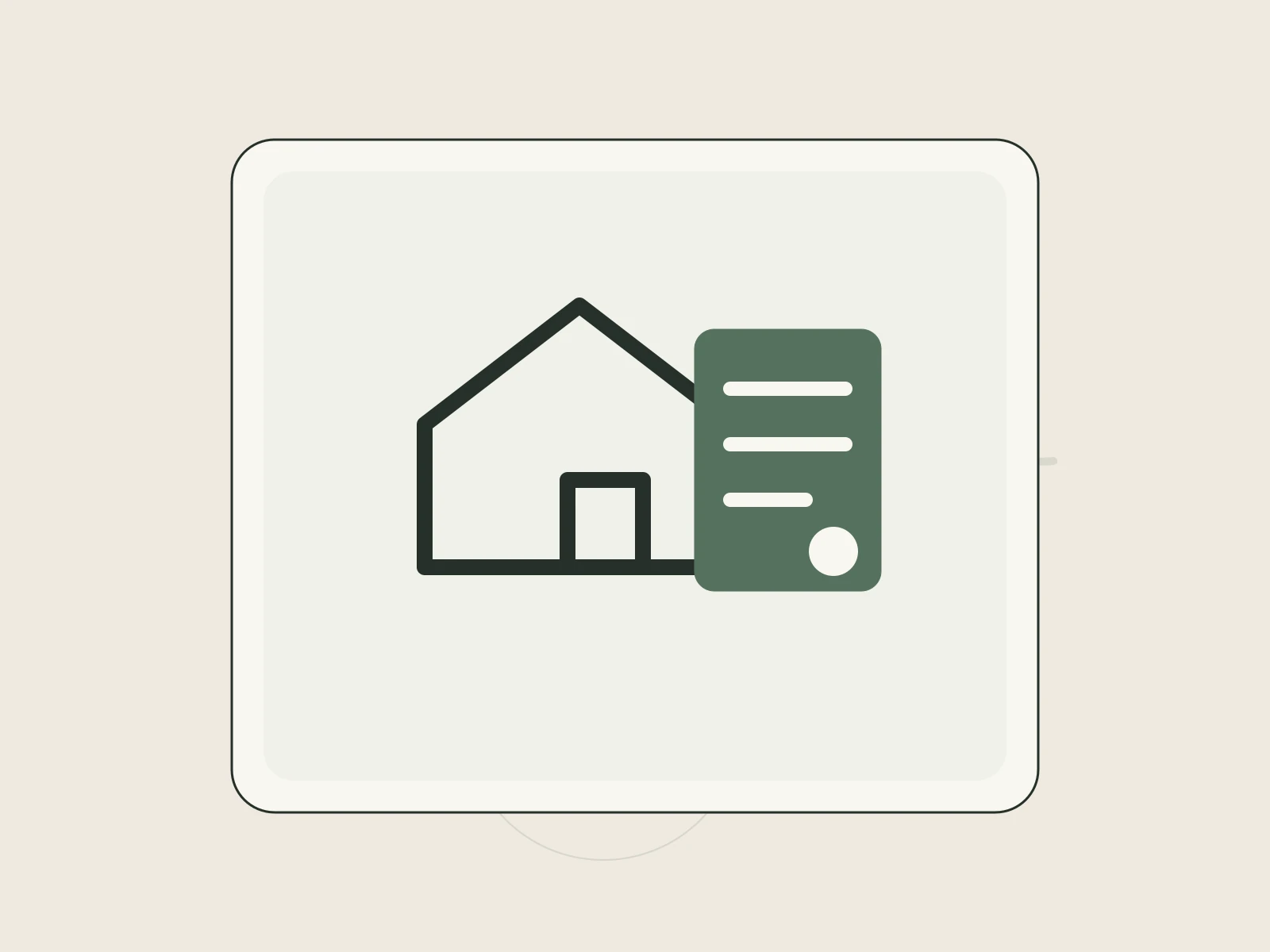 A house plan and permit document representing electronic building applications