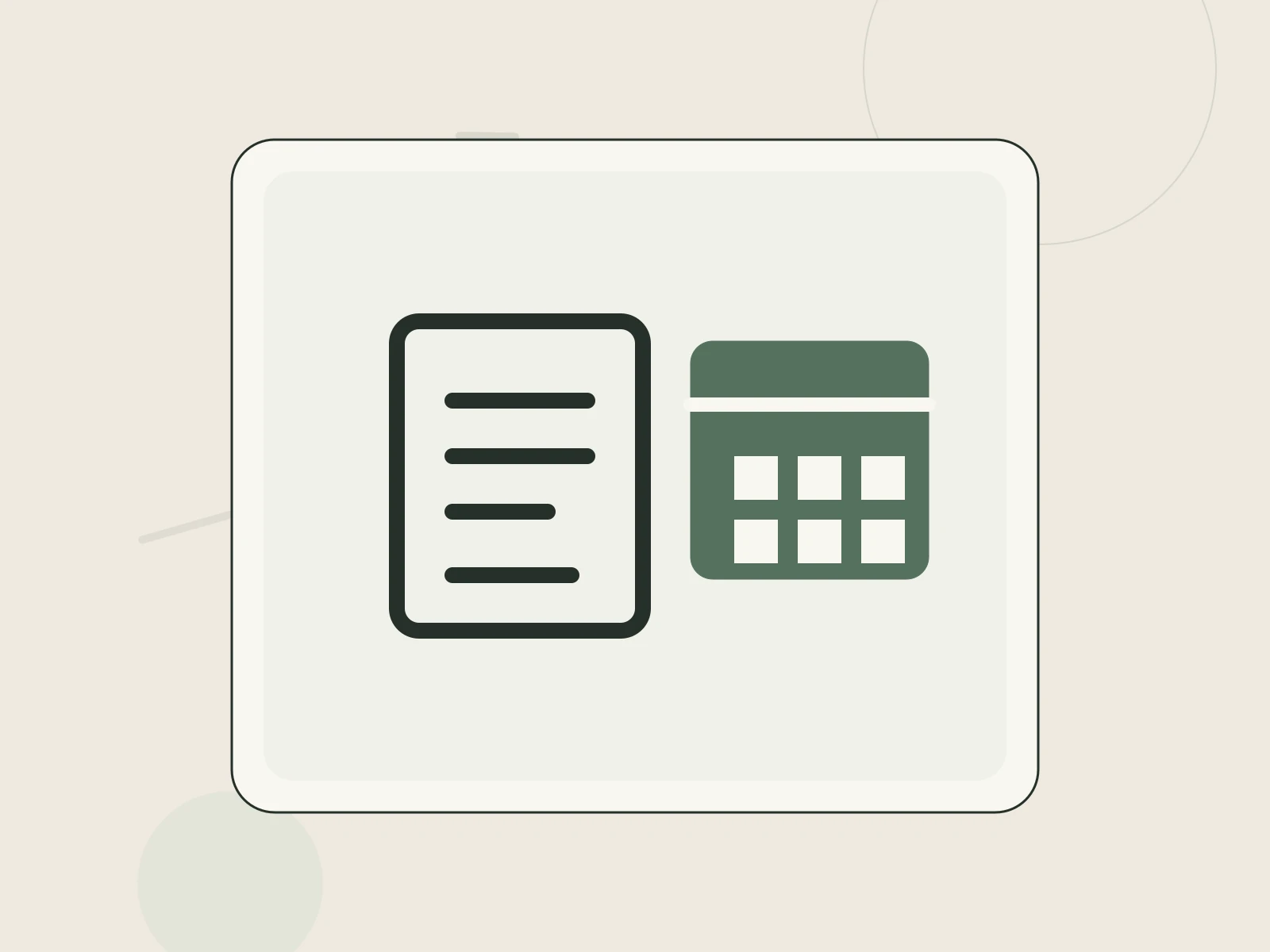A utility statement split across a six-part payment calendar