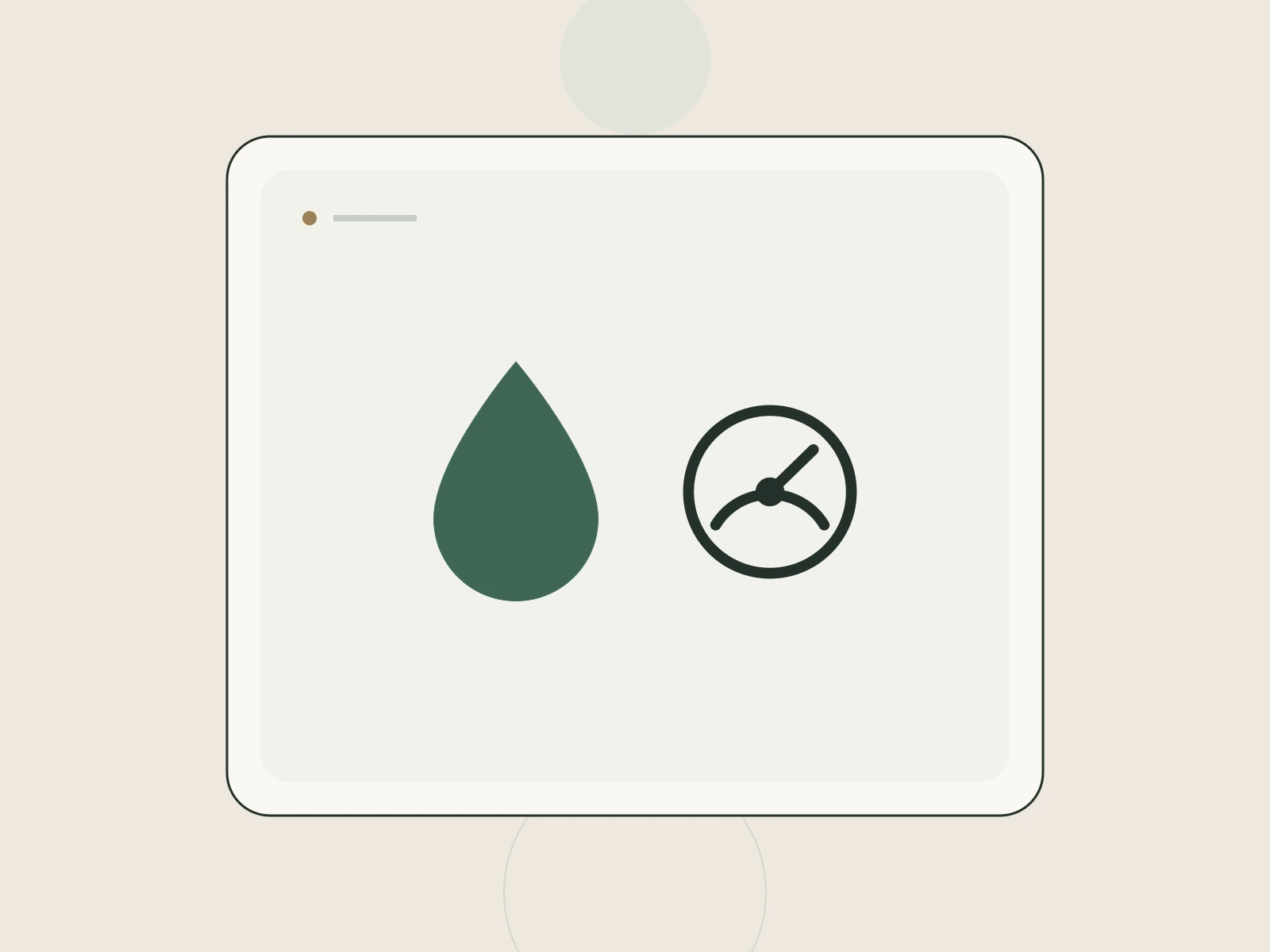 A water meter with start and stop service controls
