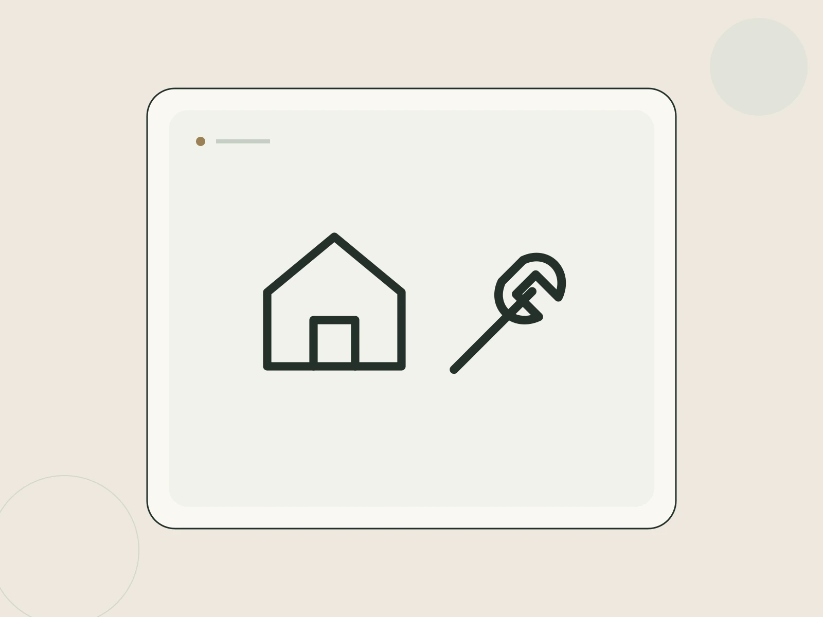 A neighborhood property beside a code-compliance report form